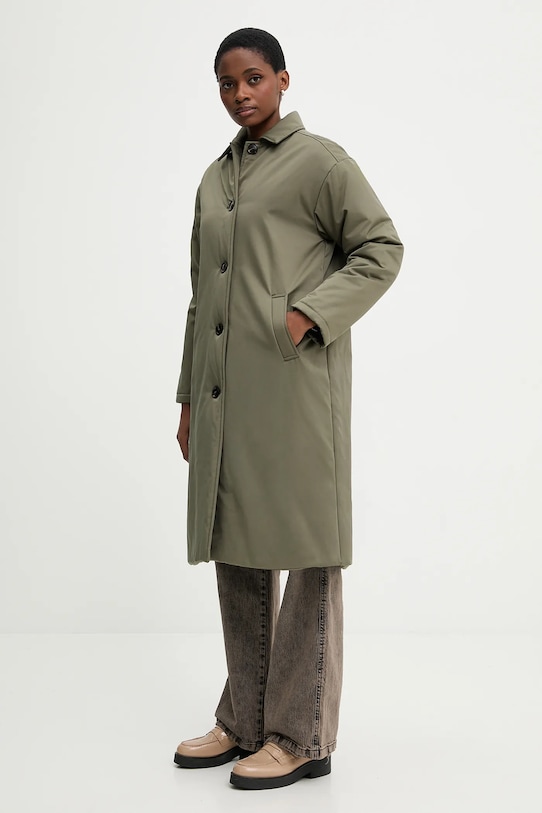 Odzież United Colors of Benetton płaszcz 2I1UDN08F zielony