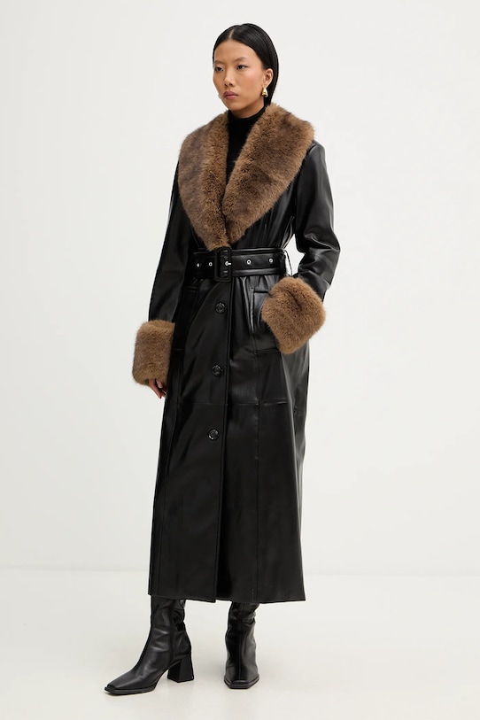 Stand Studio płaszcz Estella 66554.8024 czarny AW25