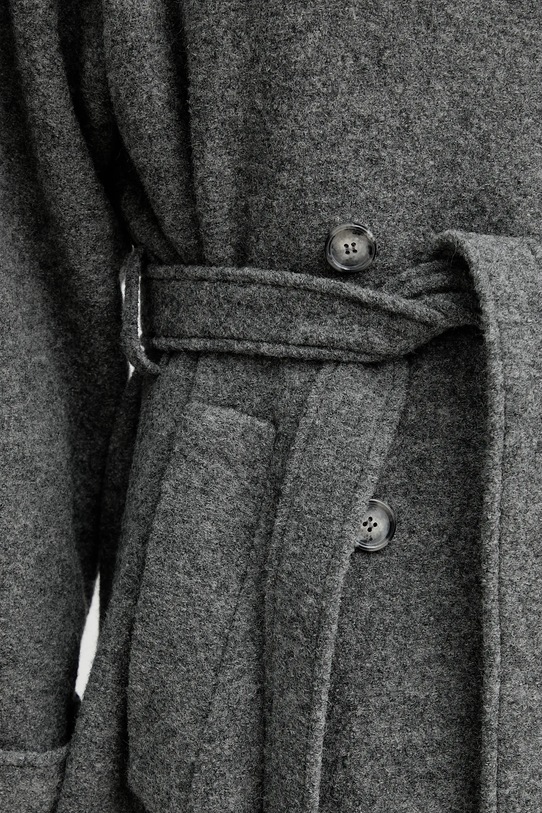 A.P.C. gyapjúkabát manteau lea WVBEH.F01557 szürke