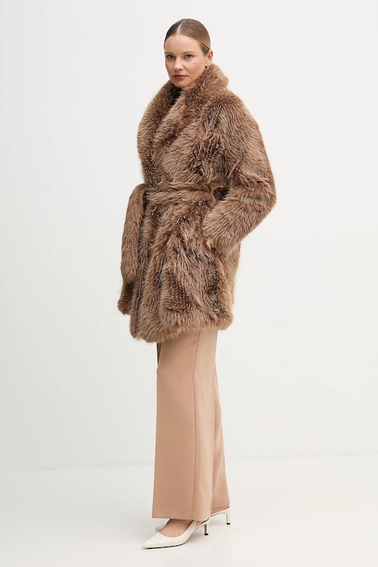 MACKAGE płaszcz KACELA brązowy AW25