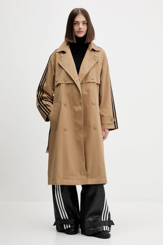adidas Originals trenci Tcoat Twill JW2663 verde AW25