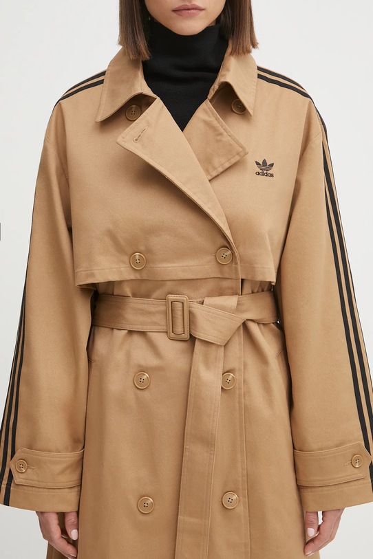 adidas Originals trencz Tcoat Twill zielony JW2663
