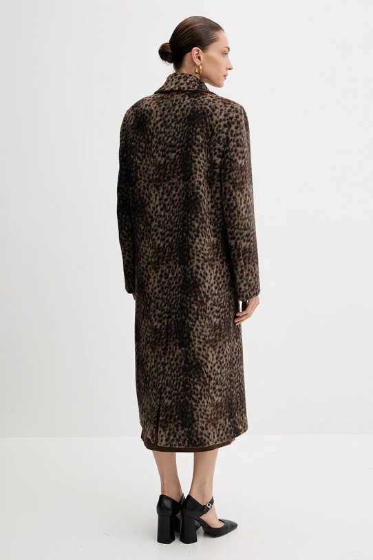 Одяг Пальто з вовною MSGM 3941MDC03Y.257609 коричневий