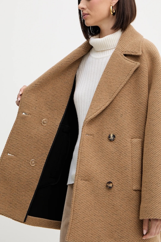 MM płaszcz z wełną OBLIQUA 2526906018600