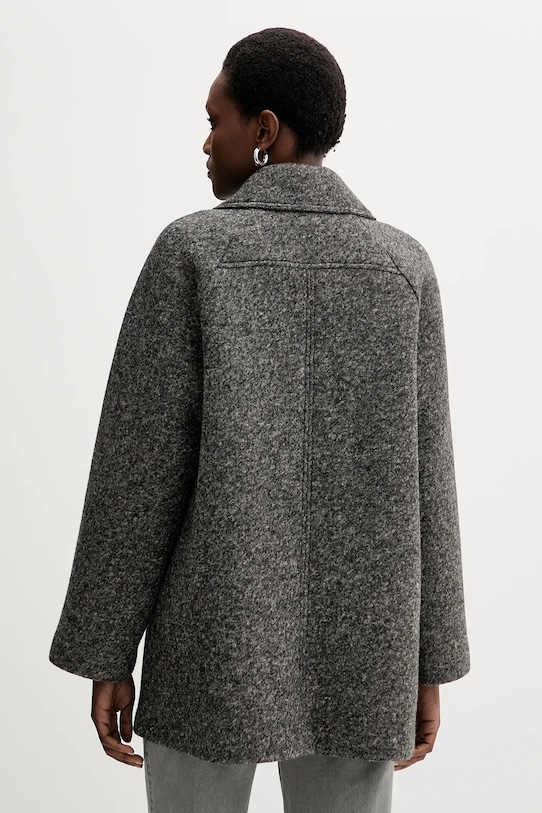 Odzież MM płaszcz z wełną OBLIQUA 2526906018600 szary