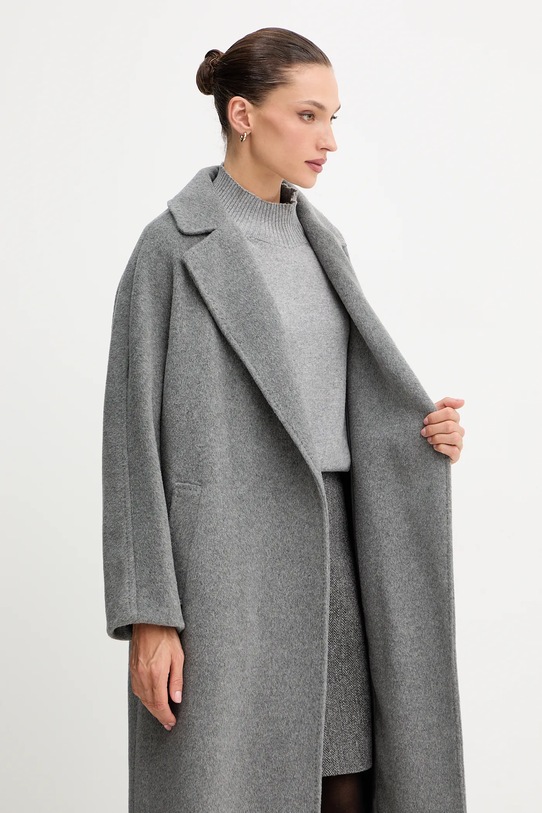Weekend Max Mara płaszcz z dodatkiem wełny TEMPERA 2525016082600