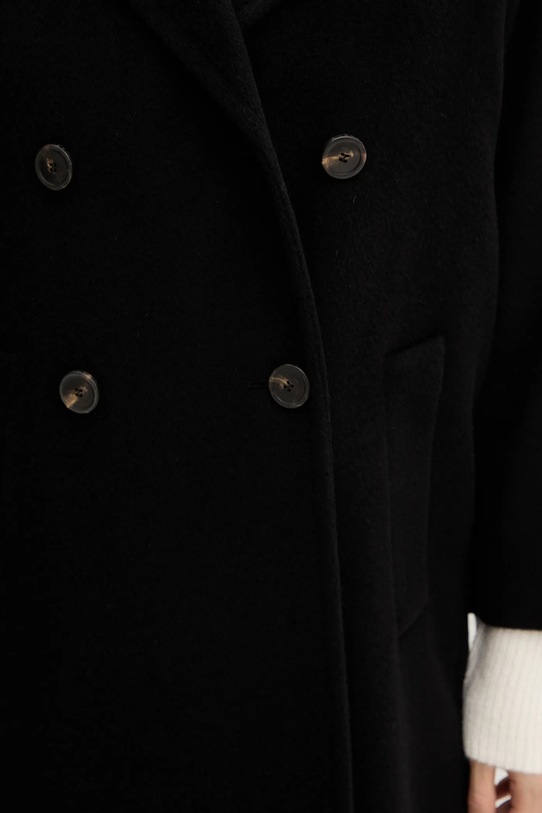 Kabát s příměsí vlny Weekend Max Mara ZUFOLO 2525016092600 černá