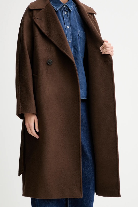 Weekend Max Mara płaszcz wełniany RESINA 2525016102600