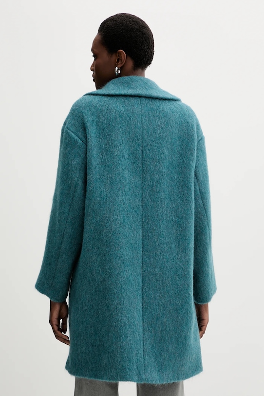 Îmbrăcăminte Weekend Max Mara palton de lână RADA 2525016142600 turcoaz