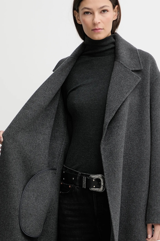 ZADIG&VOLTAIRE płaszcz z dodatkiem wełny WWCO01237