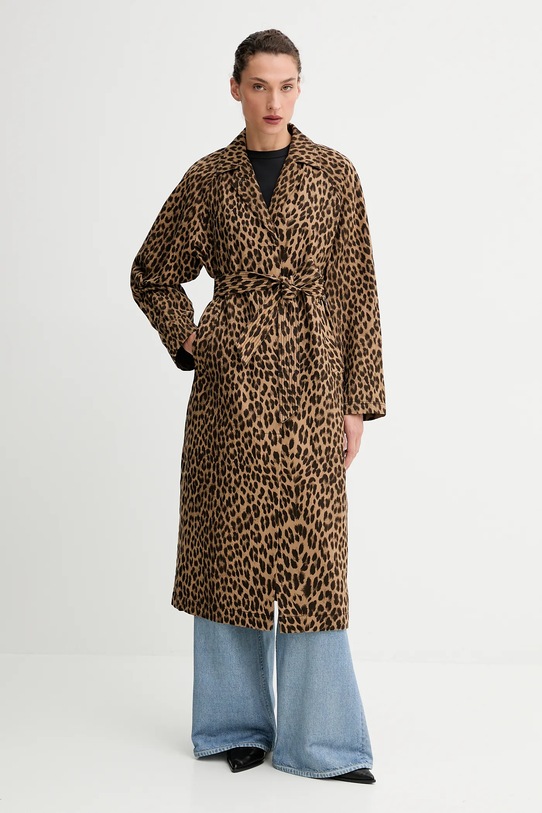 Oblečenie Bavlnený kabát ZADIG&VOLTAIRE WWCO01714 hnedá