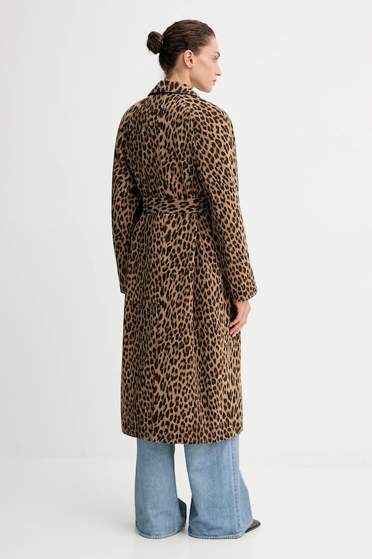 ZADIG&VOLTAIRE płaszcz bawełniany brązowy WWCO01714