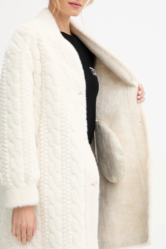 Ermanno Scervino płaszcz 57TD028E93 beżowy