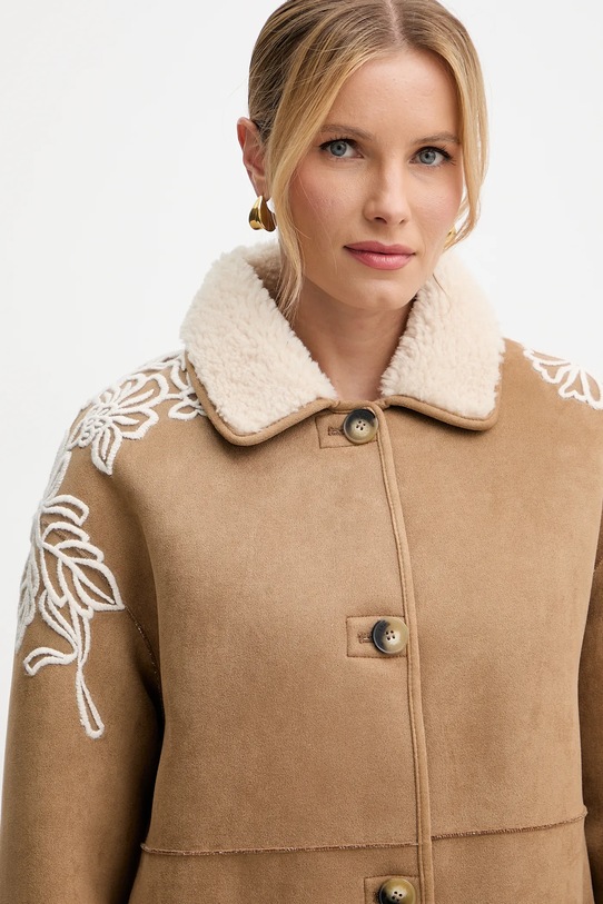 Ermanno Scervino płaszcz beżowy 57TD062E5A