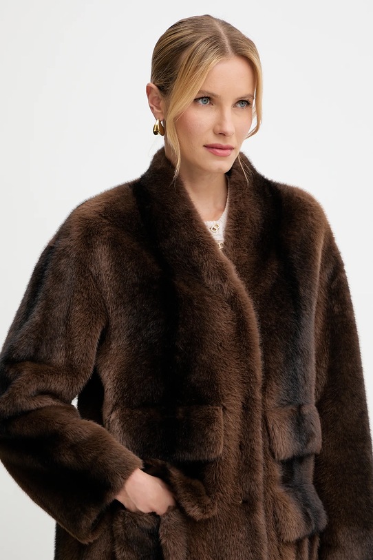 Палто Ermanno Scervino кафяв 57TD065E94