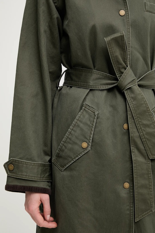 Abercrombie & Fitch płaszcz KI144.5195.340 zielony