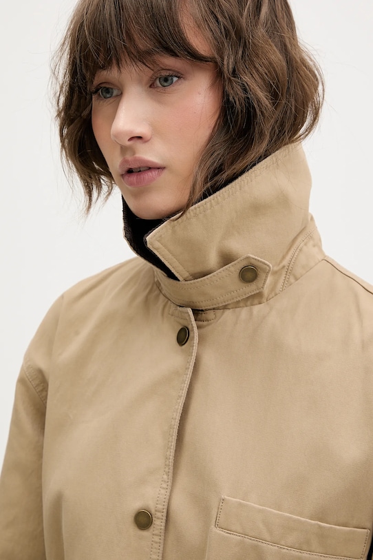 Abercrombie & Fitch płaszcz KI144.5303.415 beżowy