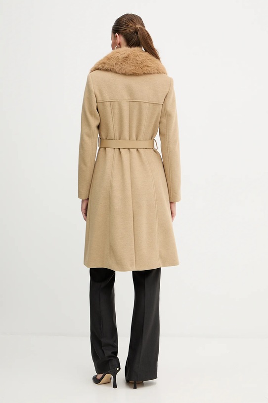 Odzież Guess płaszcz z domieszką wełny NEW PATRICE W5BL25.W2672 beżowy