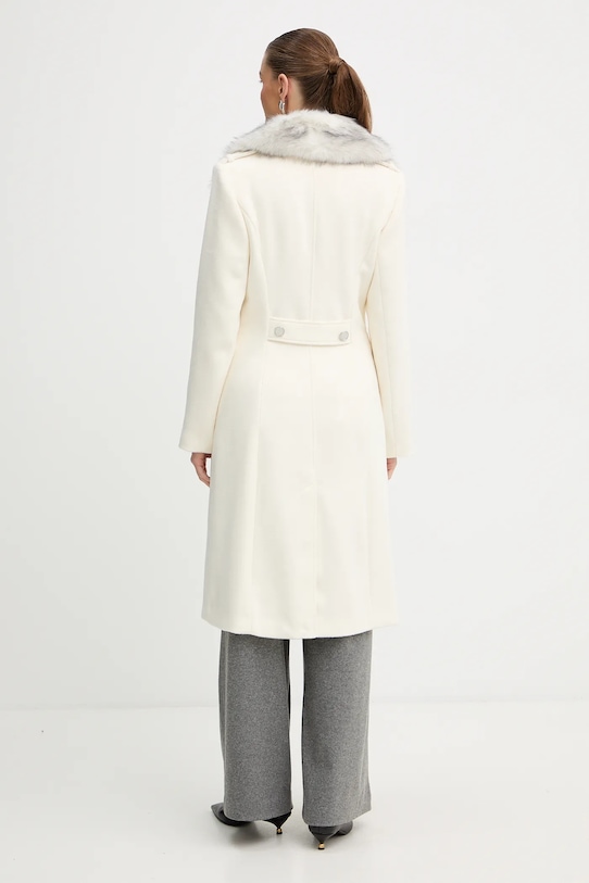 Odzież Guess płaszcz z dodatkiem wełny KAROLE W5BL19.W2642 beżowy