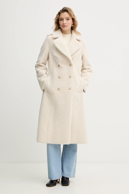 Kabát Guess LAILA W5BL62.W4190 béžová AW25