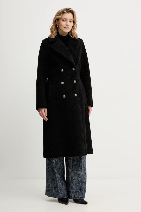 Παλτό Guess LAILA χωρίς μόνωση μαύρο W5BL62.W4190