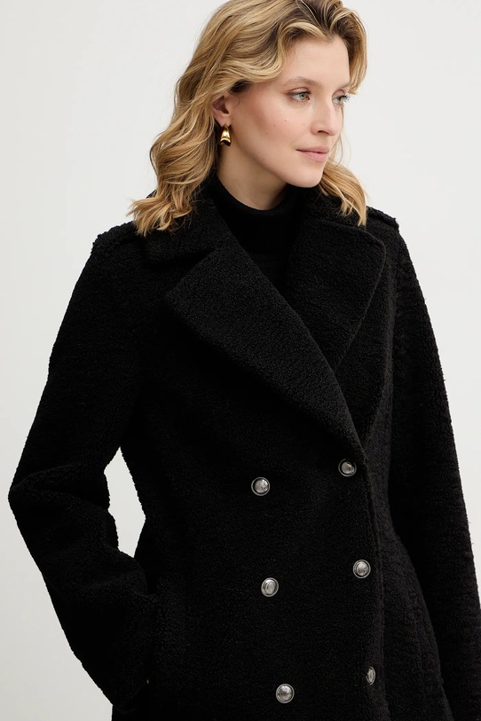 Παλτό Guess LAILA μαύρο W5BL62.W4190