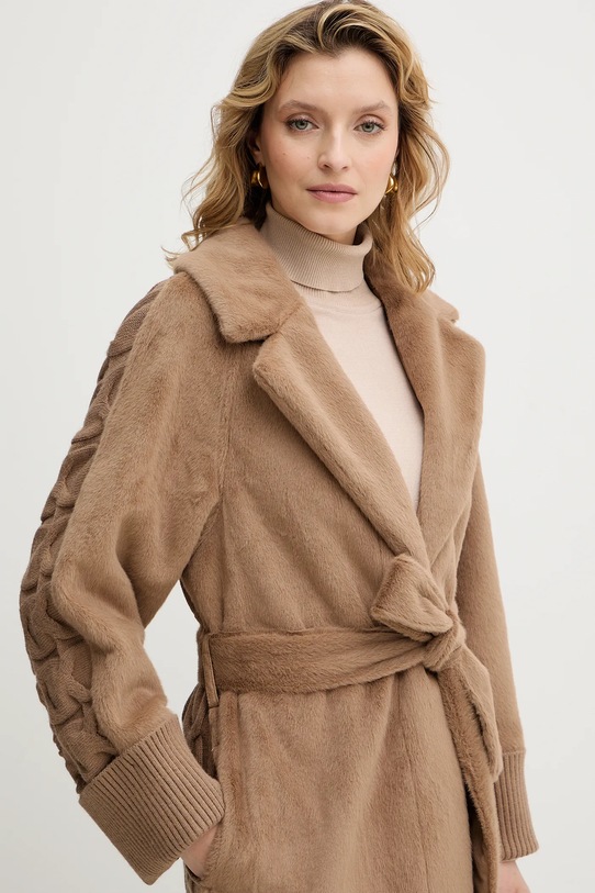 Guess płaszcz LUCREZIA beżowy W5BL63.W4200