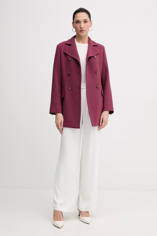 Παλτό Sisley 2OUALN05Z μπορντό AW25