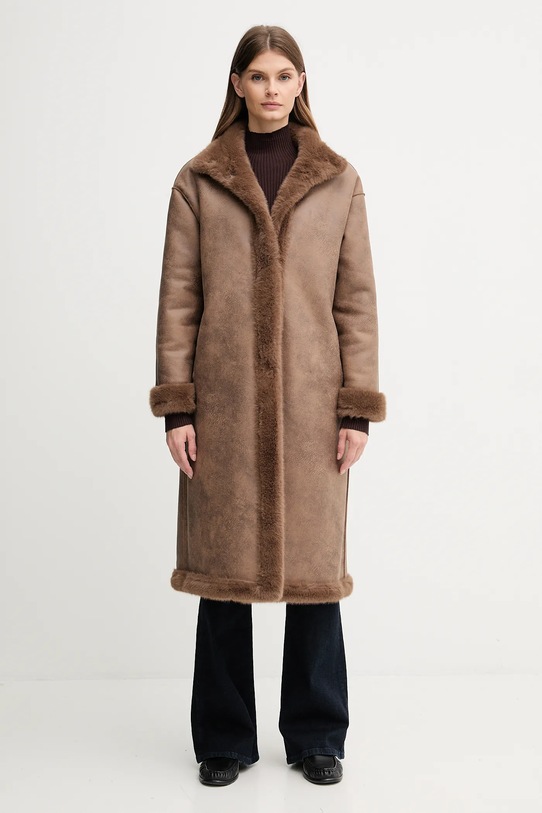 Joop! płaszcz 30048879 brązowy AW25