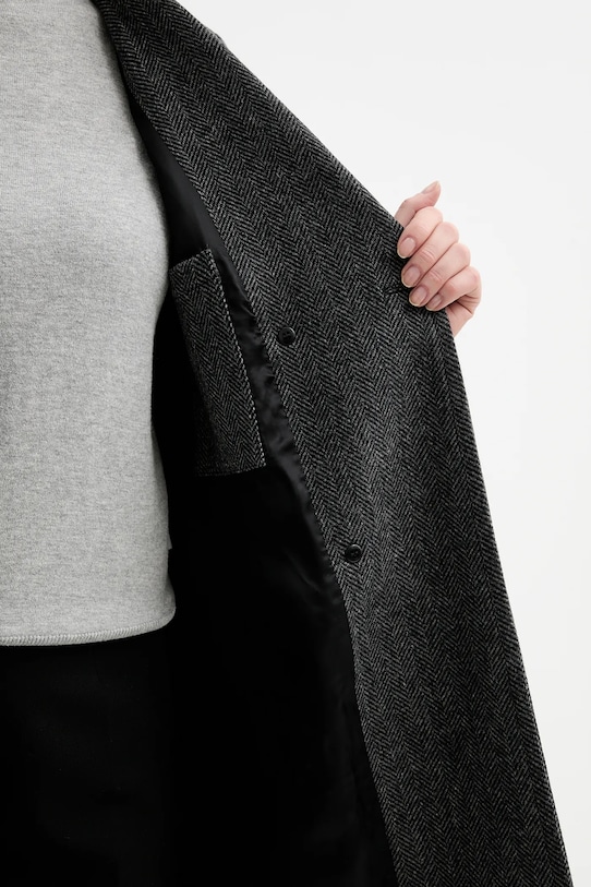 A.P.C. płaszcz z dodatkiem wełny Manteau Ginny WOARA.F01545