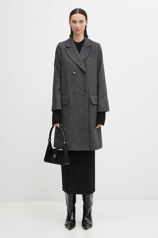 A.P.C. cappotto con lana Manteau Ginny WOARA.F01545