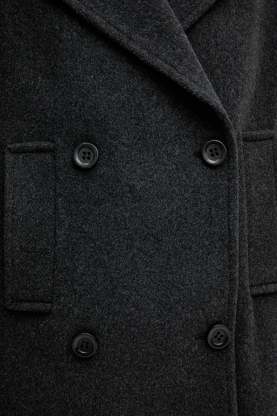 Marc Aurel płaszcz z dodatkiem wełny 5025.1020.24808 szary