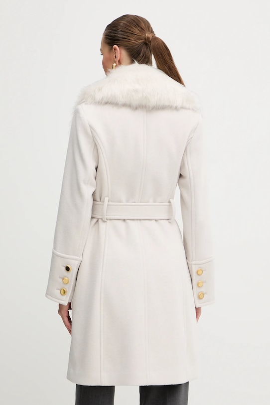 Odzież Marciano Guess płaszcz z dodatkiem wełny ALICE 5BGL26.1799Z beżowy