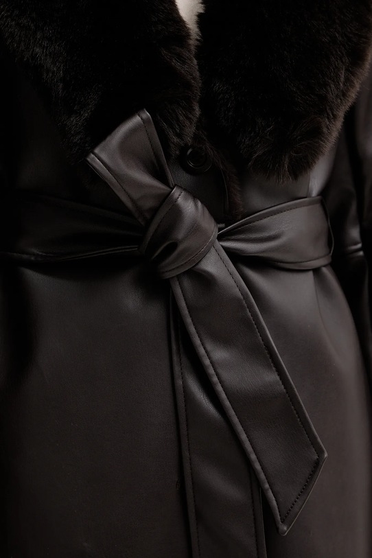 Marciano by Guess płaszcz ZOEY 5BGL42.7387A brązowy