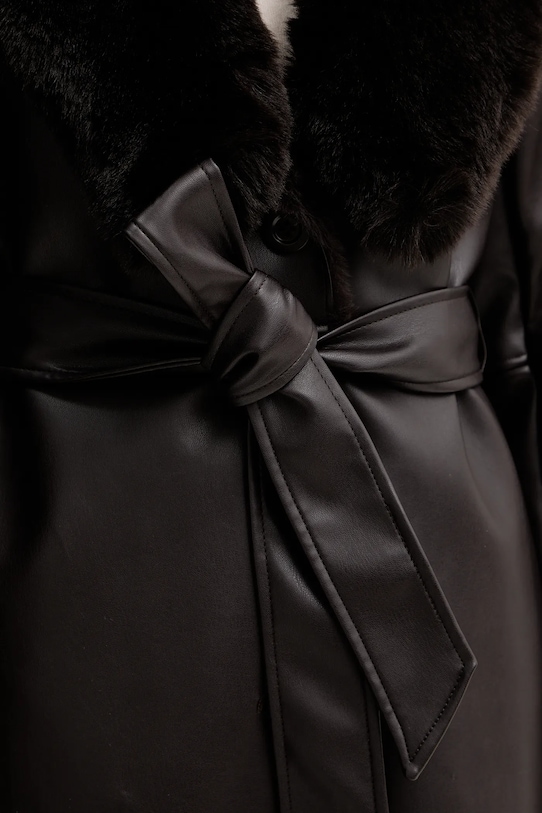 Marciano by Guess płaszcz ZOEY 5BGL42.7387A brązowy