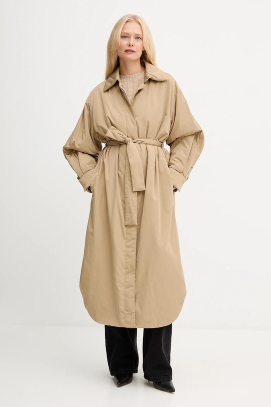 Куртка Twinset с подкладкой бежевый 252AP2570