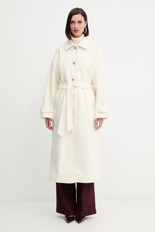 Kabát Twinset 252AP2070 béžová AW25