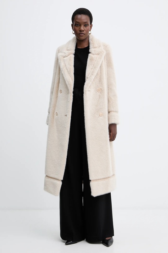 Παλτό Twinset 252TT2152 μπεζ AW25