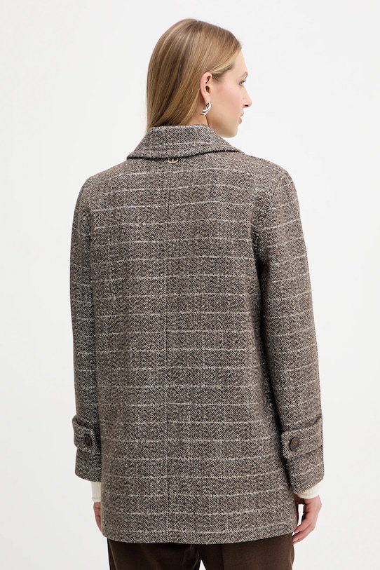Abbigliamento Twinset cappotto 252TT2031 marrone
