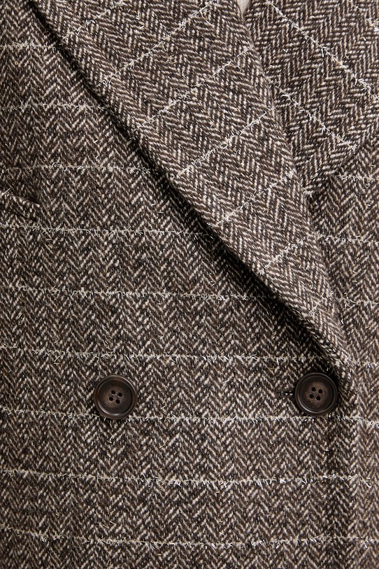 Twinset płaszcz 252TT2031 brązowy