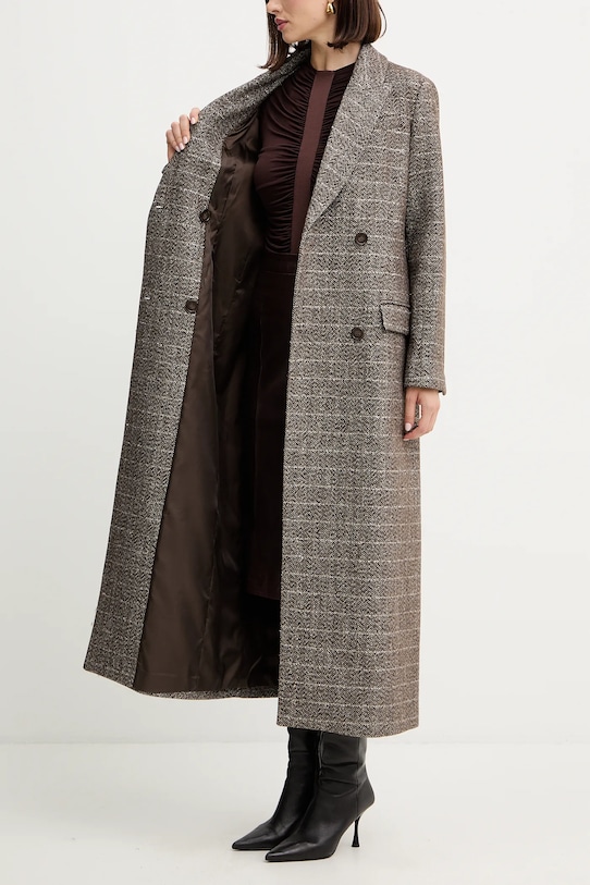 Twinset cappotto con lana 252TT2041