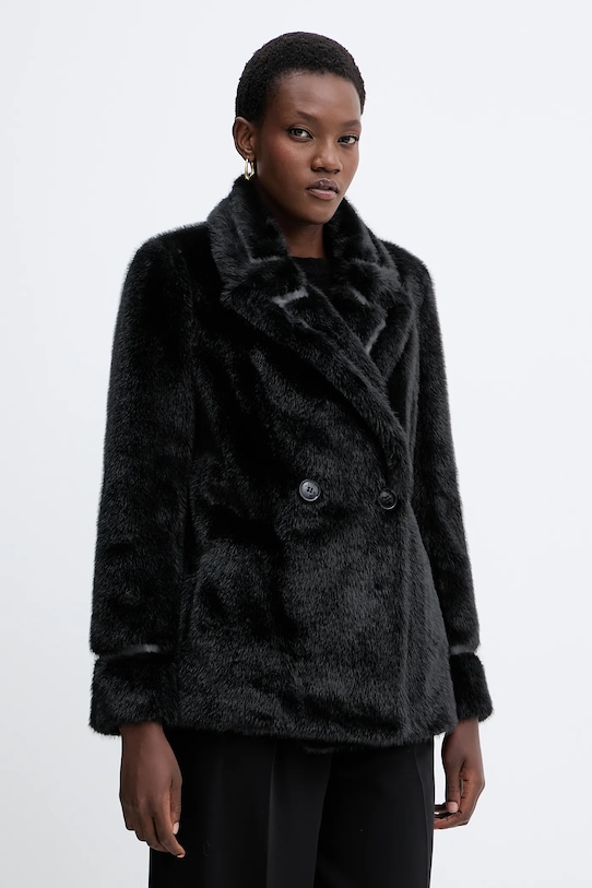 Пальто Twinset с подкладкой чёрный 252TT2154