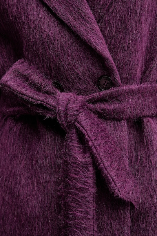 Twinset haină cu lână 252TT2221 violet