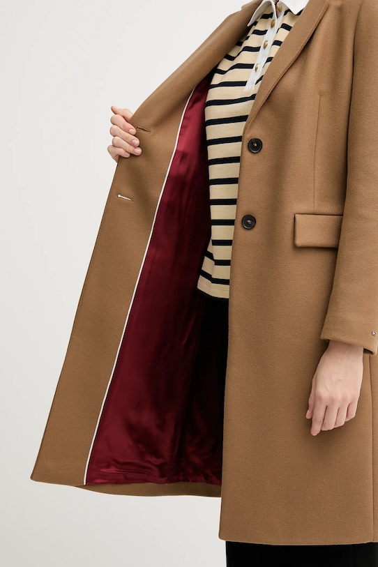 Plašč z dodatkom volne Tommy Hilfiger WW0WW46547