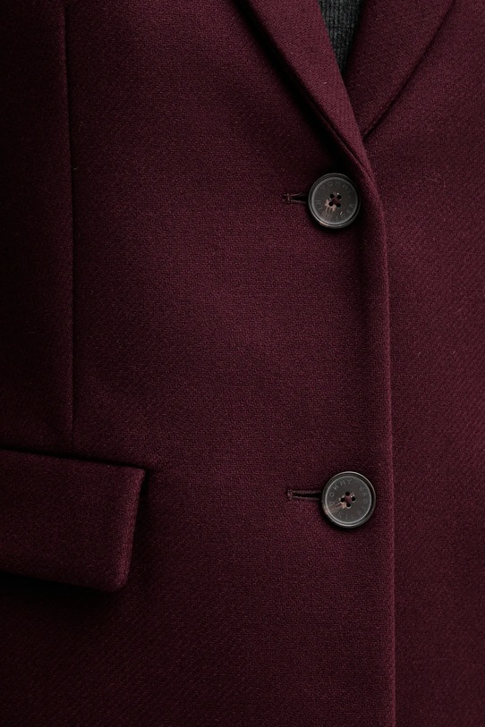 Tommy Hilfiger płaszcz z dodatkiem wełny WW0WW46547