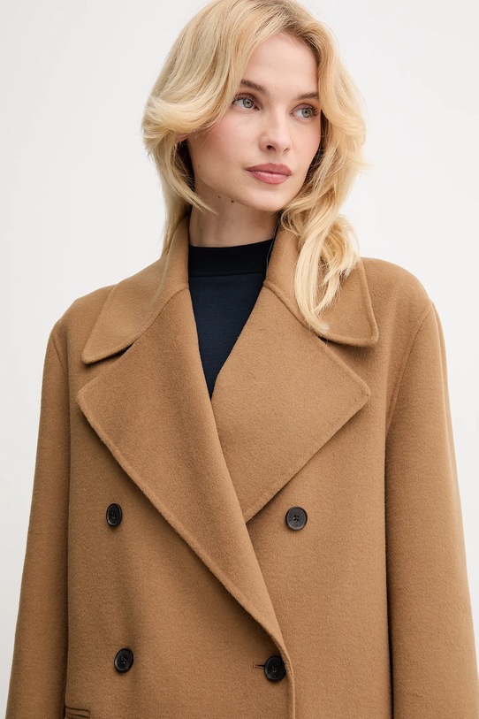 Tommy Hilfiger palton de lana maro WW0WW47479