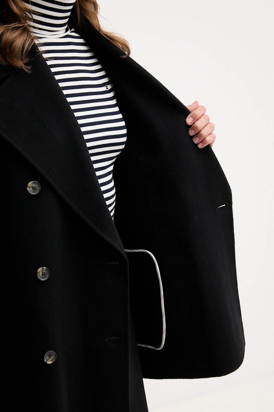 Kabát s vlnou Tommy Hilfiger WW0WW47479