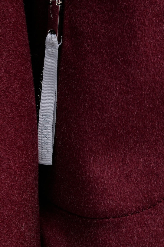 Vlnená bunda MAX&Co. 2526086013200 burgundské