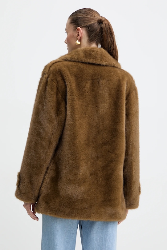 Odzież Luisa Spagnoli płaszcz 542240 brązowy