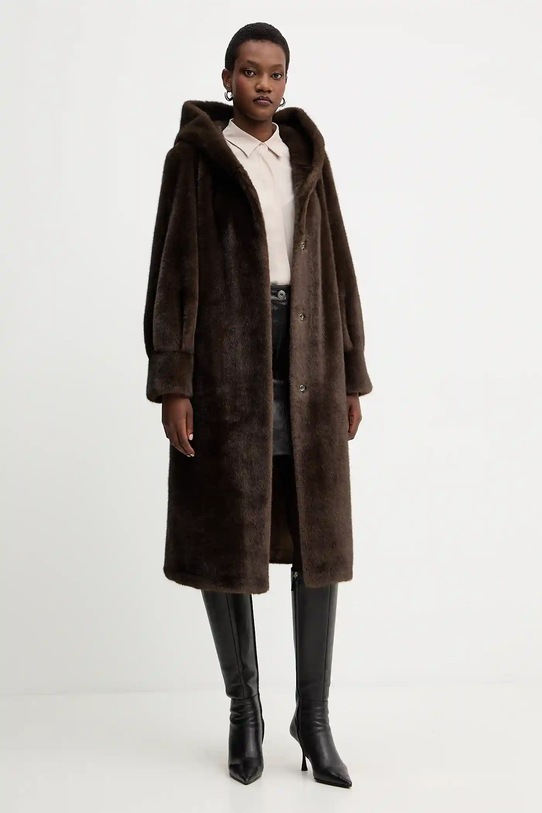 Kabát Luisa Spagnoli 542439 hnědá AW25